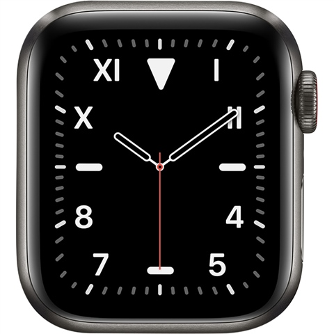 Watch Series 5 (Cellular) NO STRAP, Space Black Titanium, 44mm, C